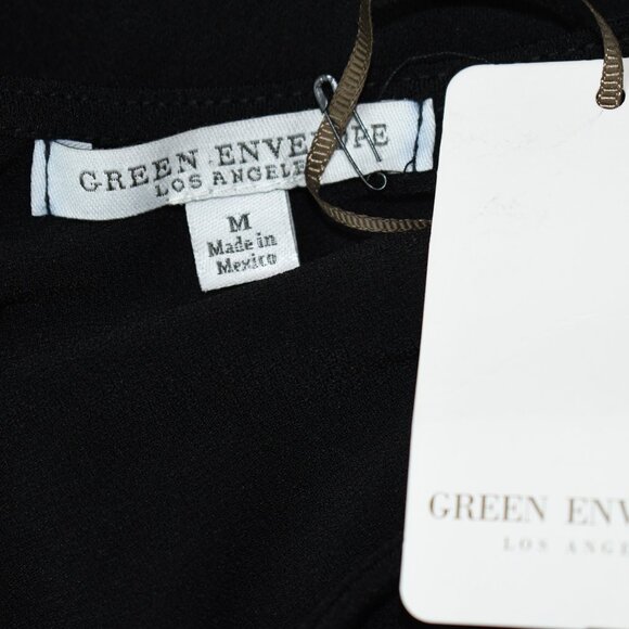Green Envelope Black Top NWT - Picture 3 of 3
